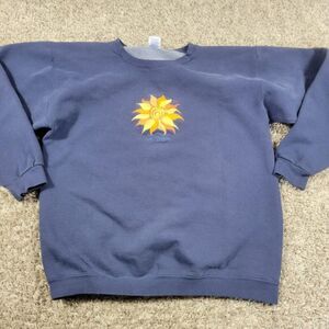 Vintage Crazy Shirts Hawaii Las Vegas Sweatshirt Adult Small Sun Graphic Crew